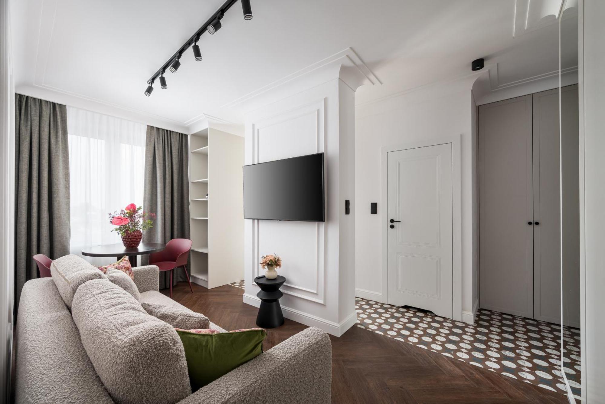 City Centre Deluxe Apartment Varşovia Exterior foto