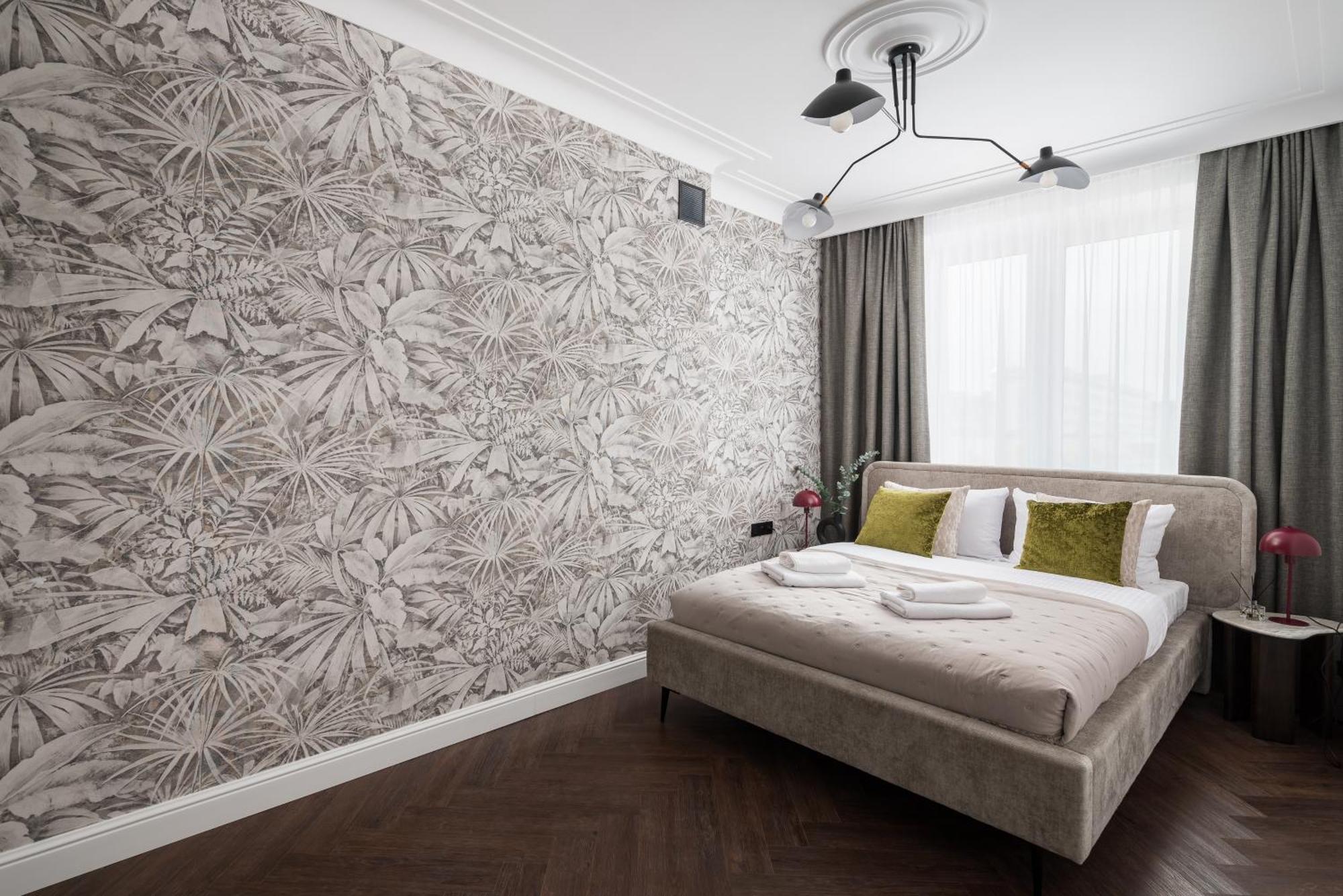 City Centre Deluxe Apartment Varşovia Exterior foto