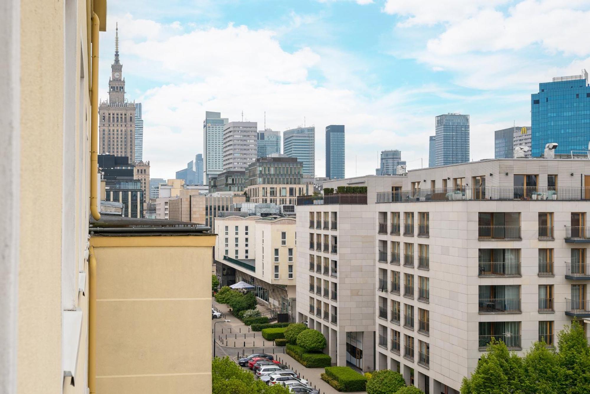 City Centre Deluxe Apartment Varşovia Exterior foto